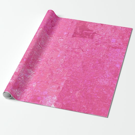 Helderheid abstracte roze achtergrond met glanzend cadeaupapier (Uitgerold)