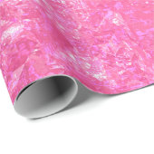 Helderheid abstracte roze achtergrond met glanzend cadeaupapier (Rol Hoek)