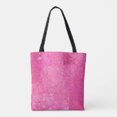 Helderheid abstracte roze achtergrond met glanzend tote bag (Achterkant)