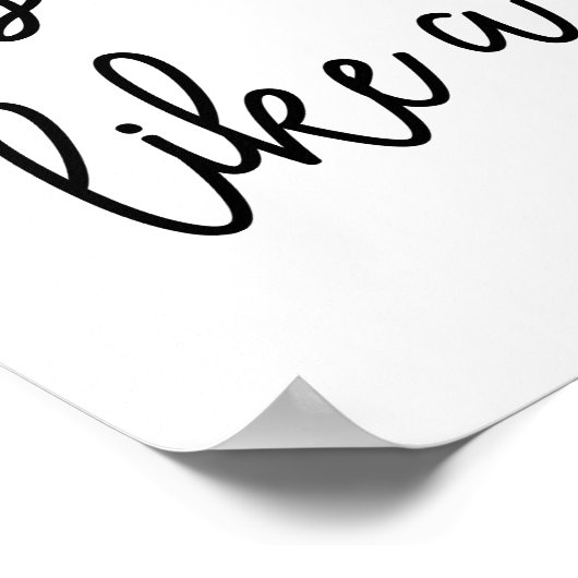 Helderheid als een diamant Typografie Quote Poster (Hoek)