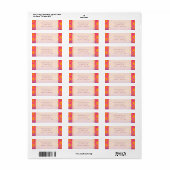 Helderheid Arabische Marokkaanse Glam Etiket (Full Sheet)