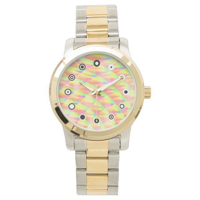 Helderheid (binair gezicht) van Kenneth Yoncich Horloge (Voorkant)