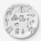 Helderheid Borden voor tappapier Papieren Bordje (Voorkant)