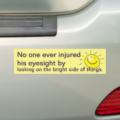 Helderheid Bumpersticker (Op auto)