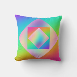 Helderheid Canvas tas regenbooggradiënt Kussen