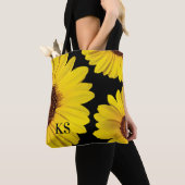 Helderheid Canvas tassen van zonnebloemen op volle (Dichtbij)