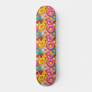 Helderheid cartoon donuts persoonlijk skateboard