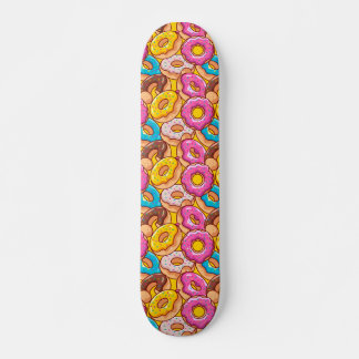 Helderheid cartoon donuts persoonlijk skateboard