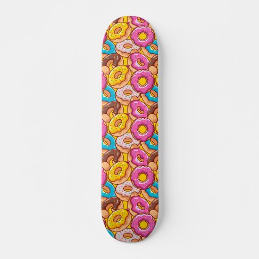 Helderheid cartoon donuts persoonlijk skateboard (Voorkant)