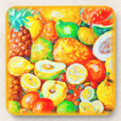 "Helderheid" Cute Painting. Bestel nu Bier Onderzetter (Voorkant)