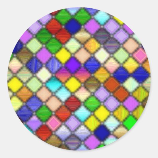 Helderheid definiëren ronde sticker (Voorkant)