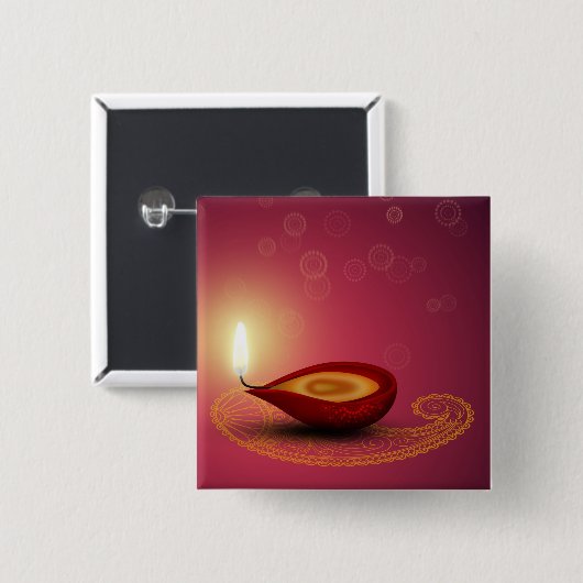 Helderheid diwali - Button (Voorkant /achterkant)