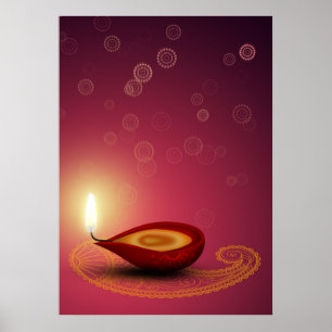 Helderheid diwali - Poster afdrukken