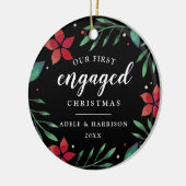 Helderheid | Eerste kerstfoto Keramisch Ornament (Links)