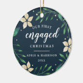 Helderheid | Eerste kerstfoto Keramisch Ornament (Links)