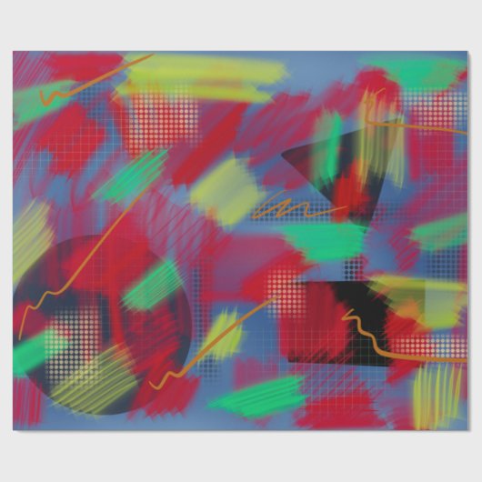 Helderheid en Abstracte digitale kunst Cadeaupapier (Vlak)