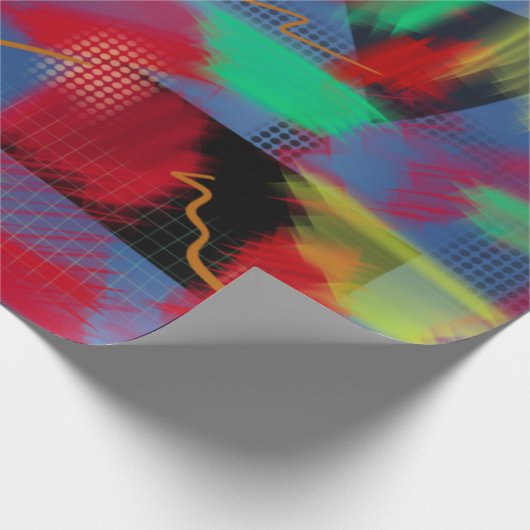 Helderheid en Abstracte digitale kunst Cadeaupapier (Hoek)