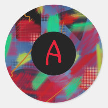 Helderheid en Abstracte digitale kunstmonogram