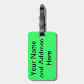 Helderheid en Funny Bagagelabel (Achterkant verticaal)