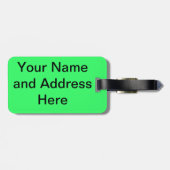 Helderheid en Funny Bagagelabel (Achterkant horizontaal)