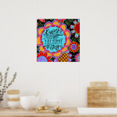 Helderheid en goedheid bij voltooiing poster (Keuken)