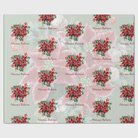 Helderheid en heilige kerstmis cadeaupapier (Vlak)