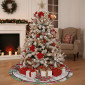 Helderheid en heilige kerstmis kerstboom rok