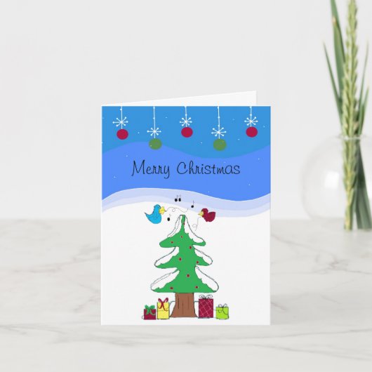 Helderheid en kerstcadeautjes feestdagen kaart (Voorkant)