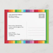 Helderheid en kleurrijk Briefkaart voor een feeste (Achterkant)