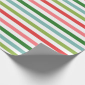 Helderheid en kleurrijk tapepatroon cadeaupapier (Hoek)