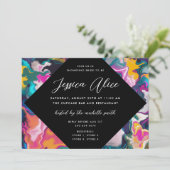 Helderheid en kleurrijke Abstracte marmeringVrijge Kaart (Staand voorkant)