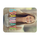 Helderheid en kleurrijke Afstuderen koninklijke ma Magneet (Horizontaal)