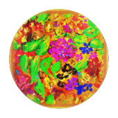 Helderheid en kleurrijke bloemen kunst. Nu kopen Snijplank (Voorkant)