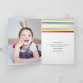 Helderheid en kleurrijke kerstverlichting feestdagen kaart (Binnen)