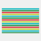 Helderheid en kleurrijke Kinder kerstcadeaus Inpakpapier Vel (Voorkant 3)