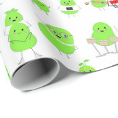 Helderheid en kleurrijke Lima Bean Wrapping Paper Cadeaupapier (Rol Hoek)