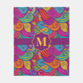 Helderheid en kleurrijke valgolflengte fleece deken (Voorkant)