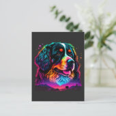 Helderheid en mooie Bernese Mountain Dog Briefkaart (Staand voorkant)