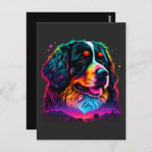Helderheid en mooie Bernese Mountain Dog Briefkaart (Voorkant / Achterkant)