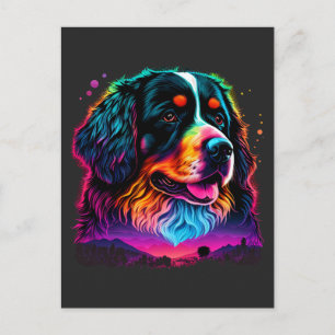 Helderheid en mooie Bernese Mountain Dog Briefkaart