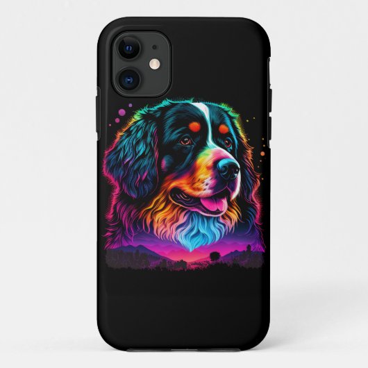 Helderheid en mooie Bernese Mountain Dog Case-Mate iPhone Case (Achterkant)
