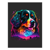 Helderheid en mooie Bernese Mountain Dog Foto Afdruk (Voorkant)