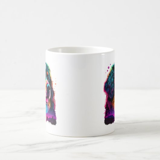 Helderheid en mooie Bernese Mountain Dog Koffiemok (Center)