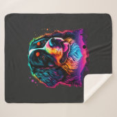 Helderheid en mooie Bernese Mountain Dog Sherpa Deken (Voorkant (horizontaal))