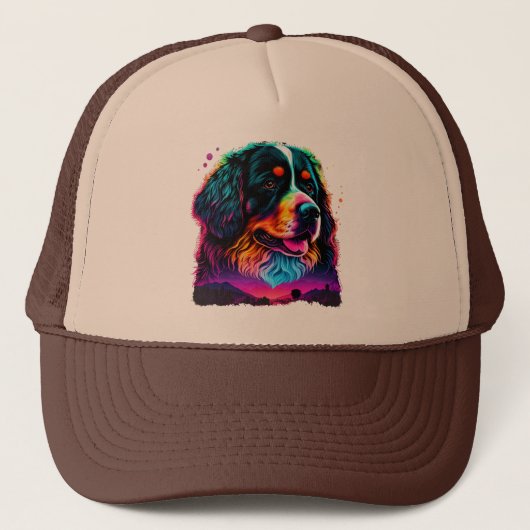 Helderheid en mooie Bernese Mountain Dog Trucker Pet (Voorkant)