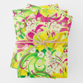 Helderheid en mooie ventilatortuin inpakpapier vel (In situ)