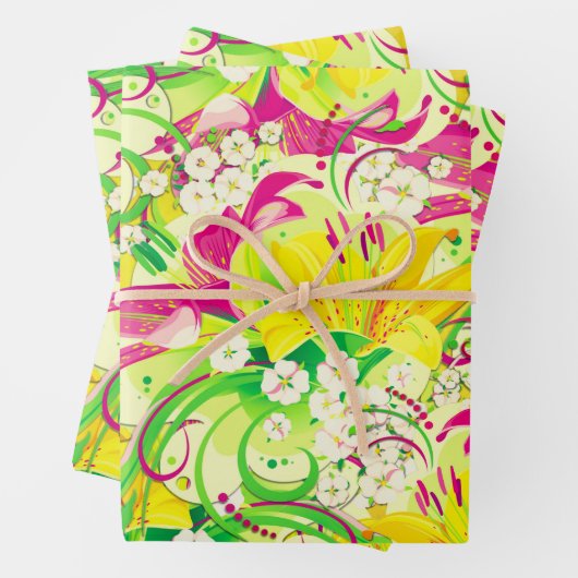 Helderheid en mooie ventilatortuin inpakpapier vel (In situ)