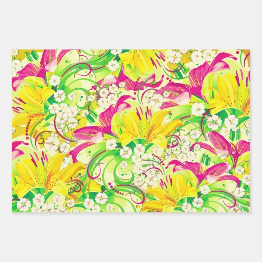 Helderheid en mooie ventilatortuin inpakpapier vel (Voorkant)