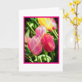 Helderheid en mooie verjaardagskaart kaart (Gele Bloem)