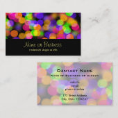 Helderheid en rugleuning visitekaartje (Voorkant / Achterkant)